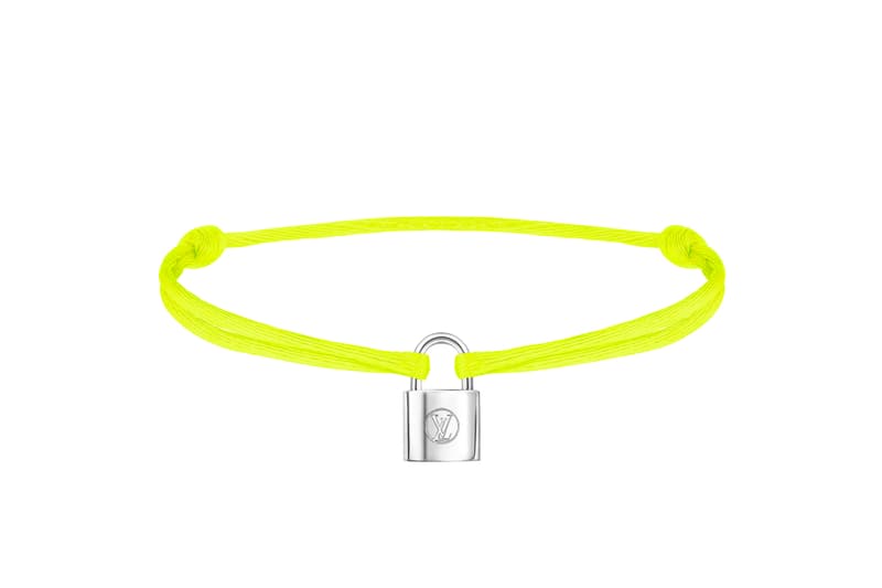 Louis Vuitton Silver Lockit Charity Bracelets UNICEF LV Locks Lock Neon Pink Orange Black Green Blue