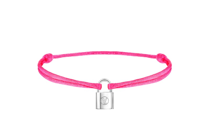 Louis Vuitton Silver Lockit Charity Bracelets UNICEF LV Locks Lock Neon Pink Orange Black Green Blue