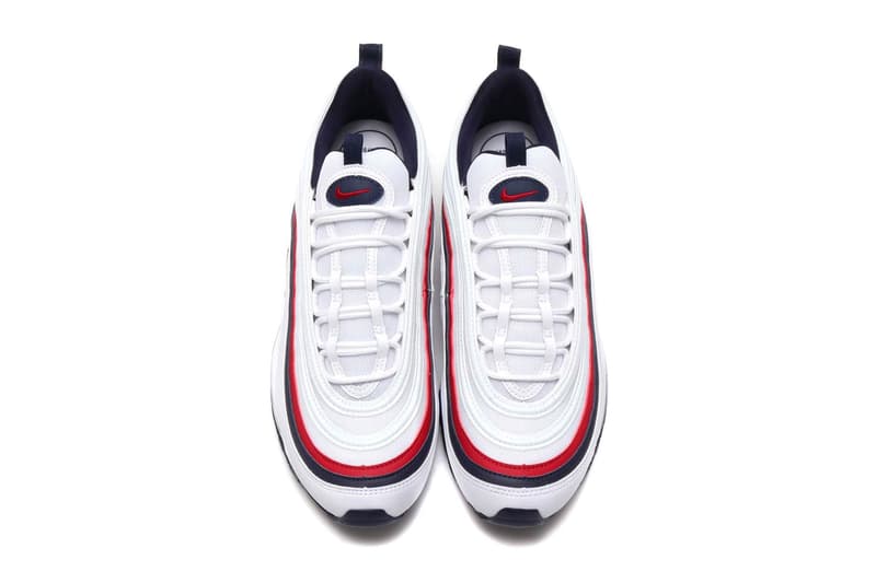 Nike Air Max 97 in "Red Crush" Sneaker White Red Womens Size Exclusive Navy Blue