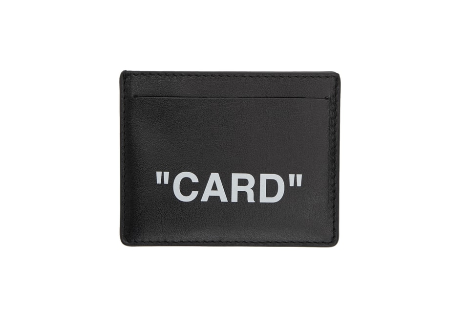 Off-White c/o Virgil Abloh Binder Clip Leather Card Holder in