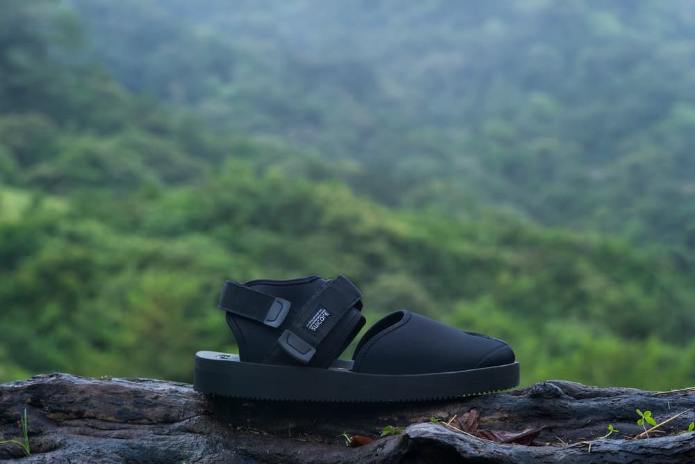 SUICOKE Spring/Summer 2018 Collection Red Blue Beige White Sneakers Slippers
