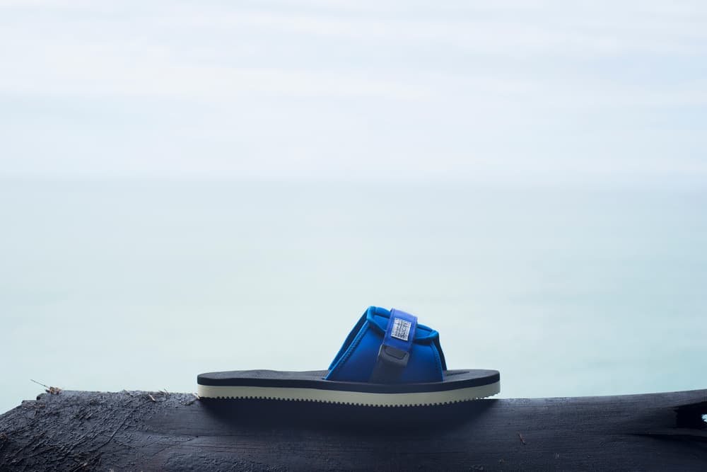 SUICOKE Spring/Summer 2018 Collection Red Blue Beige White Sneakers Slippers