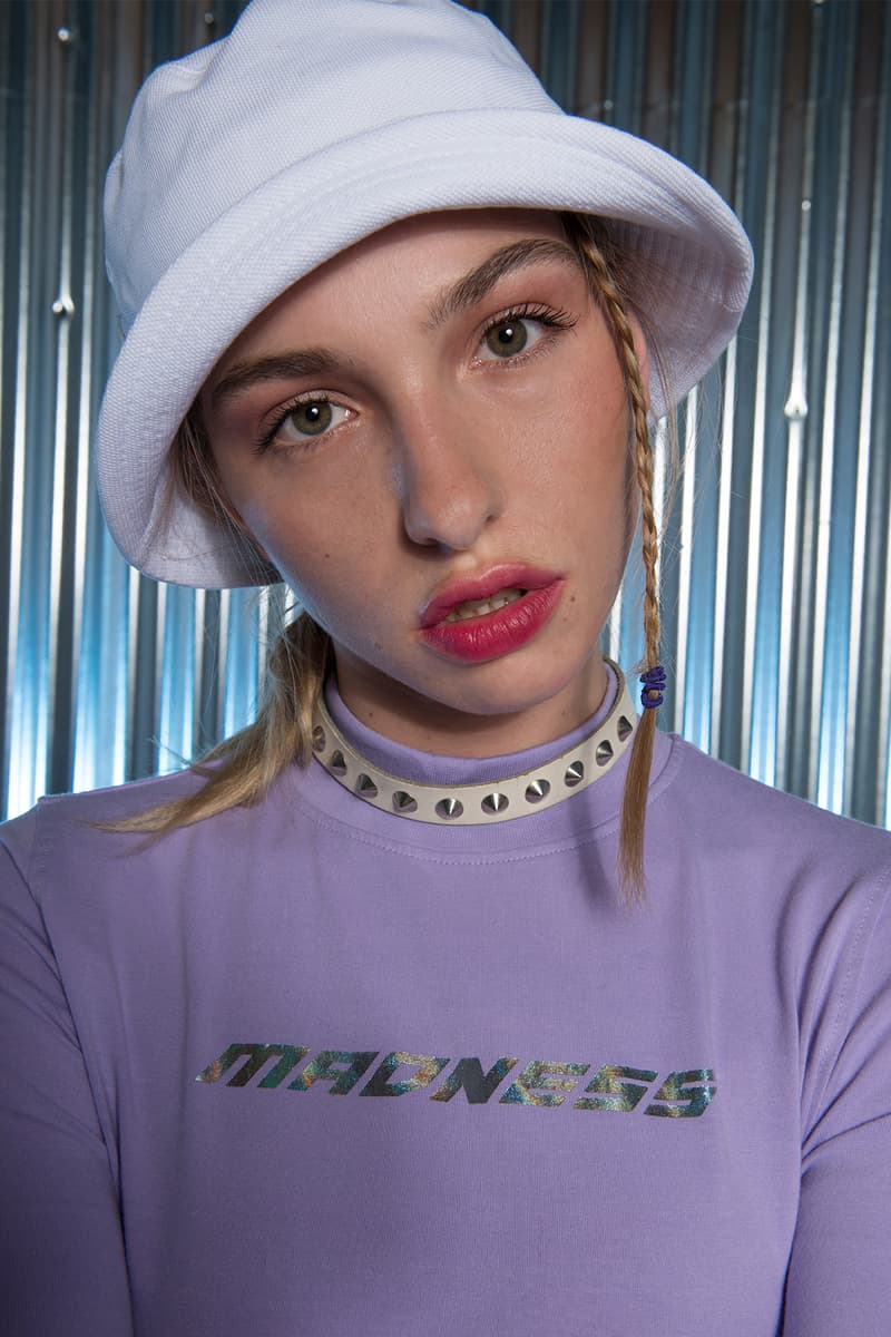 Wasted Paris Underworld Collection Lookbook Nightlife Bold Colors Tinfoil Background rave