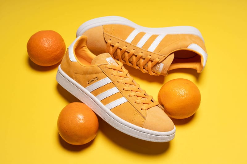 adidas campus chalk orange womens shoes