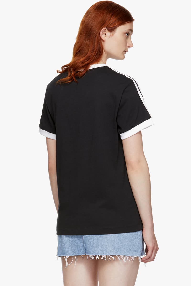 adidas Originals Logo Selection Lounge Pants Black Crop Top Turtleneck Black Trefoil Swimsuit Navy Three-Stripes T-Shirt Black Three-Stripes T-Shirt