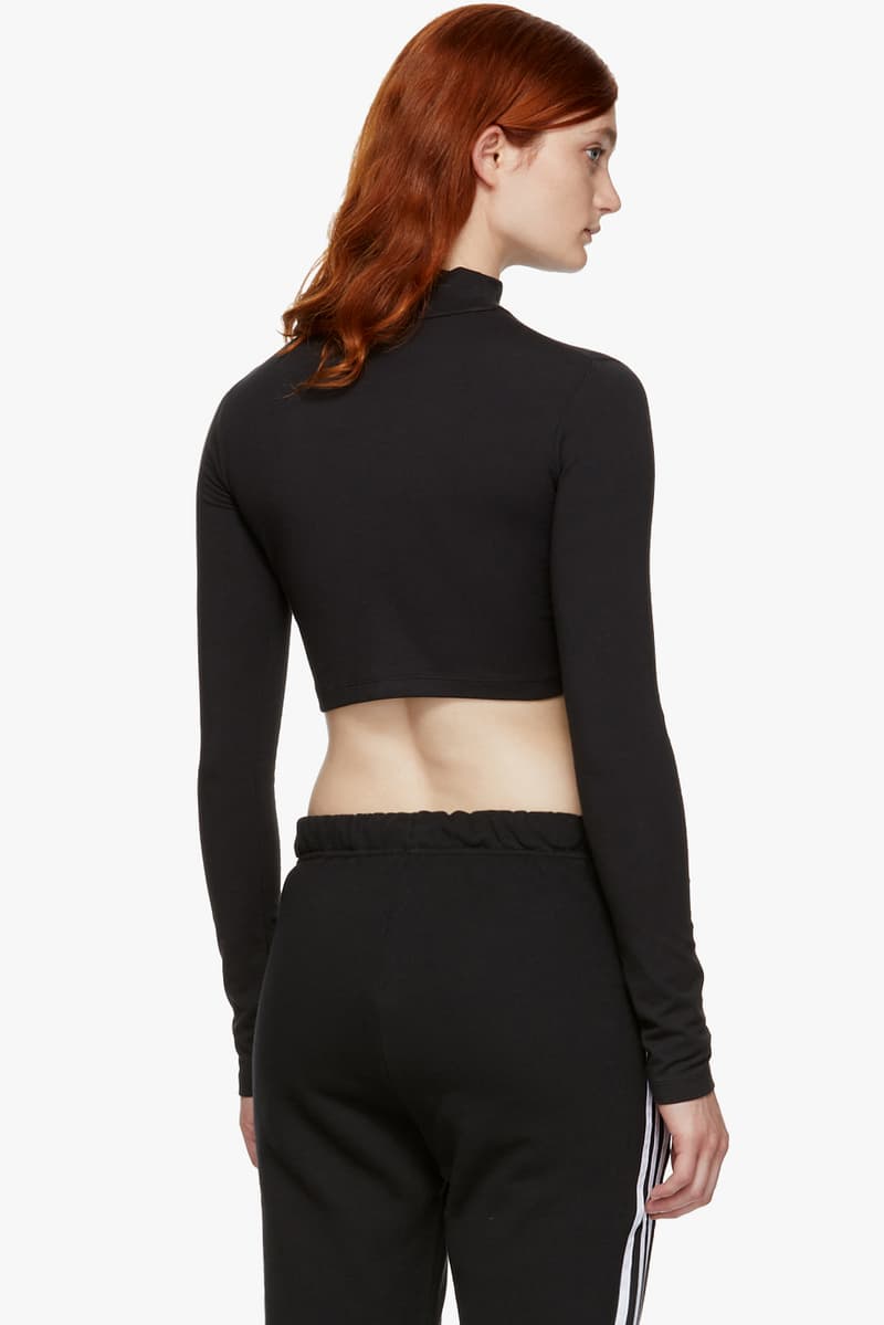 adidas Originals Logo Selection Lounge Pants Black Crop Top Turtleneck Black Trefoil Swimsuit Navy Three-Stripes T-Shirt Black Three-Stripes T-Shirt