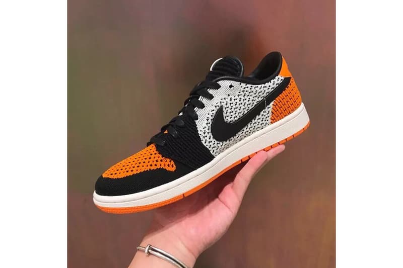 Air Jordan 1 Low Flyknit Shattered Backboard Orange