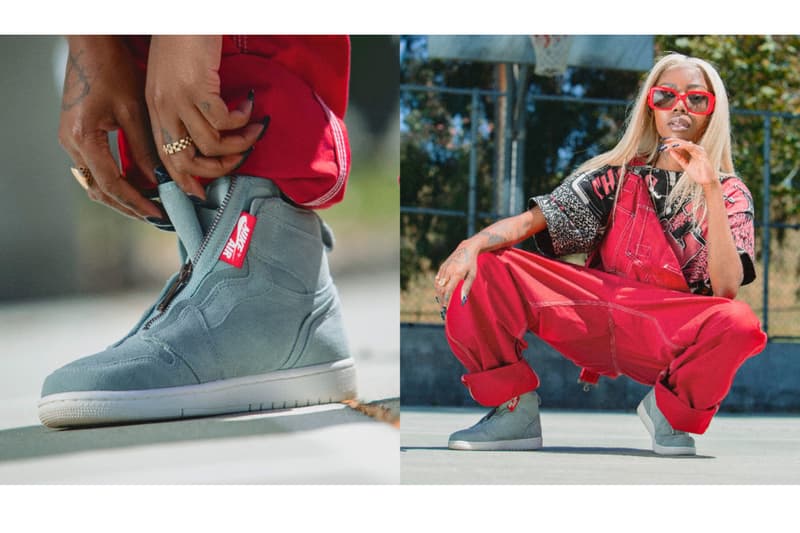 Air Jordan Spring/Summer 2018 Campaign Siobhan Bell 1 Zip Mica Green Sail