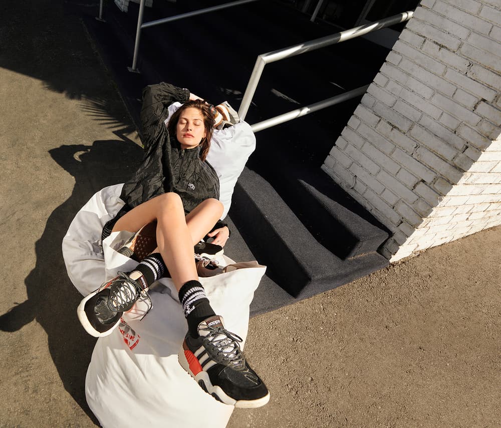Alexander Wang adidas Originals Season 3 Drop 3 Dress T-shirt Shorts Skirt Windbreaker Slides Turnout Sneakers