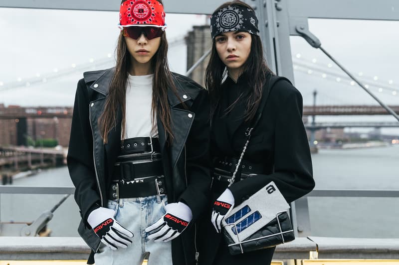 backstage alexander wang collection 1 spring 2019 bella hadid kaia gerber liu wen hiandra martinez