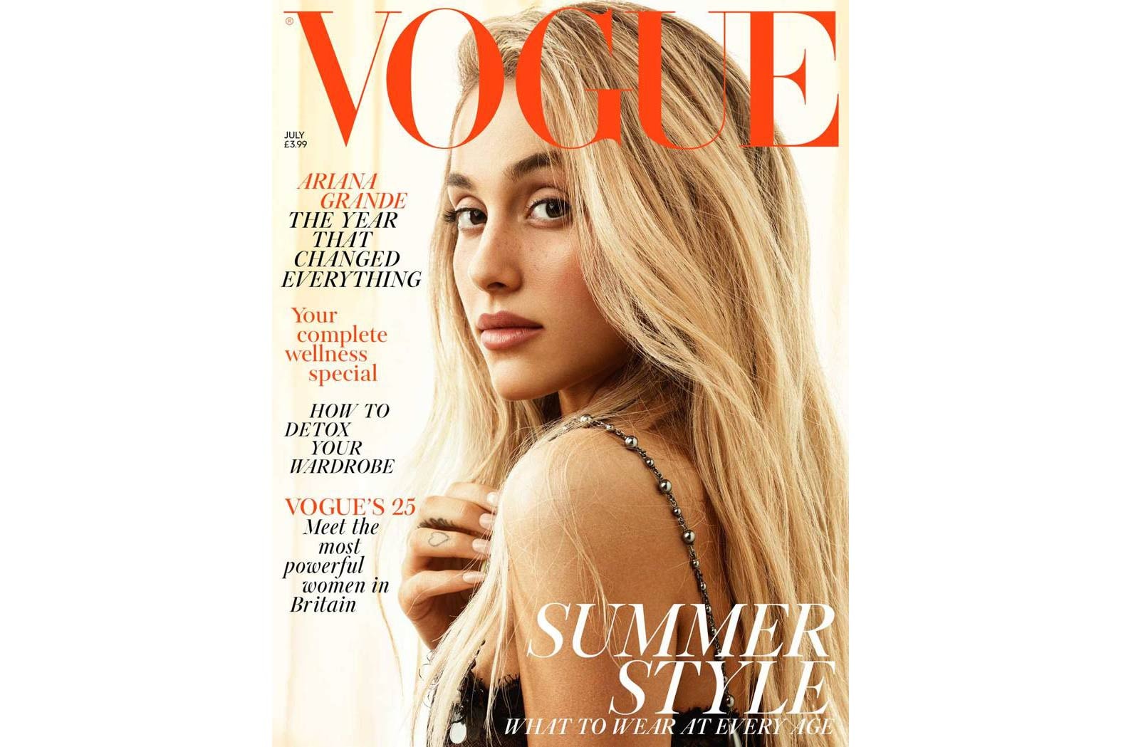 Ariana Grande British Vogue July 2018 Cover