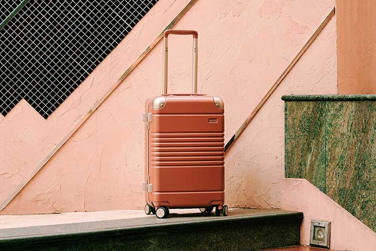 This Rose Gold Luggage Set Is Too Cute to Travel With