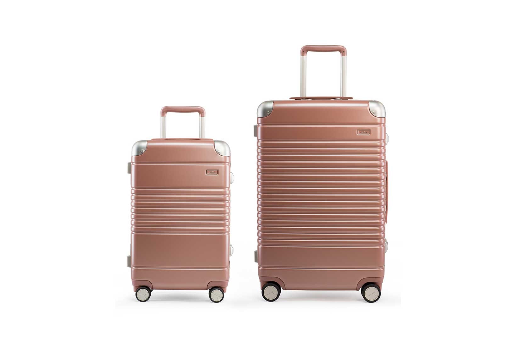 Arlo Skye Rose Gold Carry On Check In Suitcase