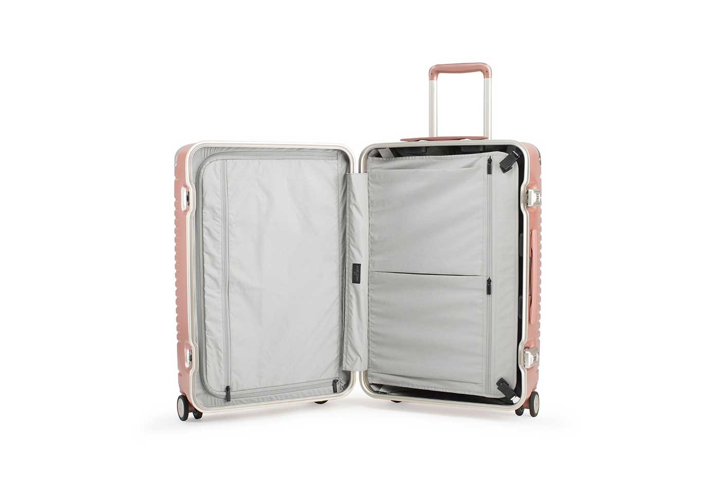Arlo Skye Rose Gold Carry On Check In Suitcase
