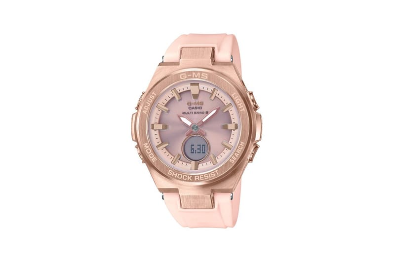 baby g pink rose gold