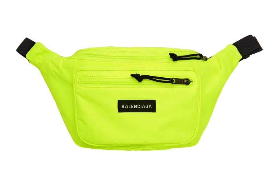 balenciaga neon yellow bag