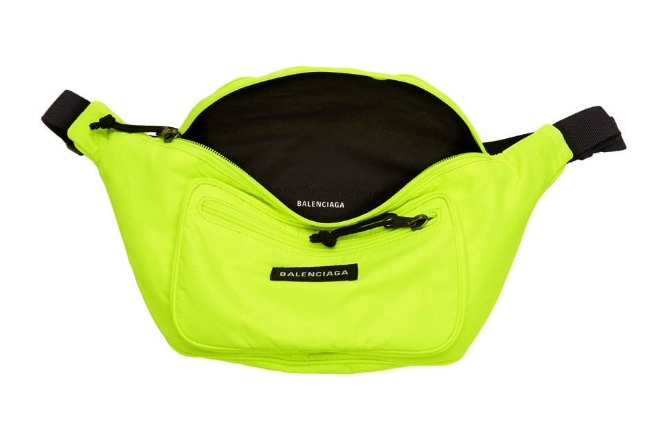 Balenciaga Explorer Belt Pouch Neon Yellow Fanny Pack