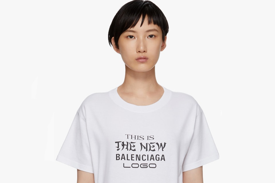 Balenciaga's Latest T-Shirt Puts the New Logo Front and Center