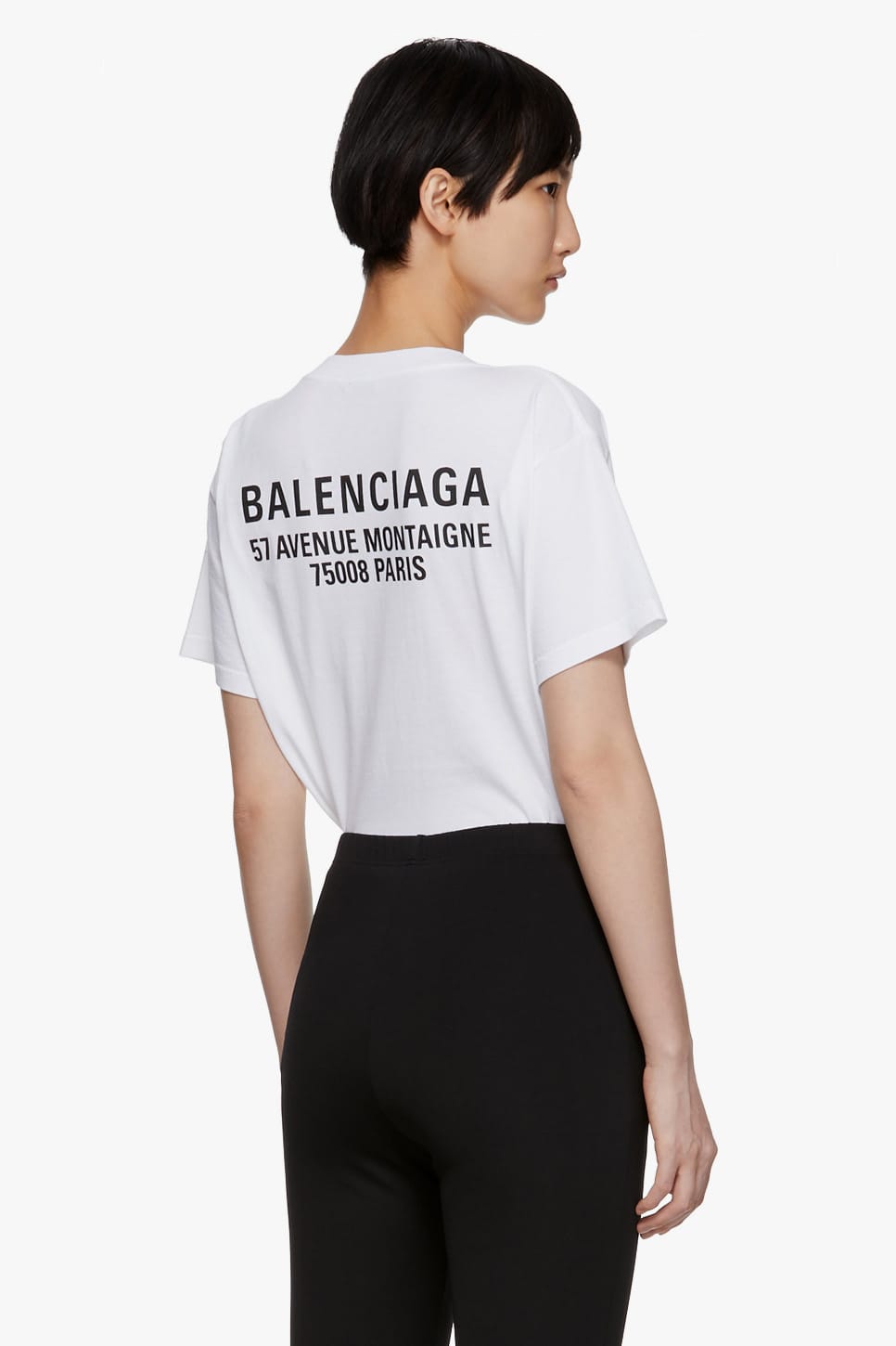 new balenciaga logo out t shirt