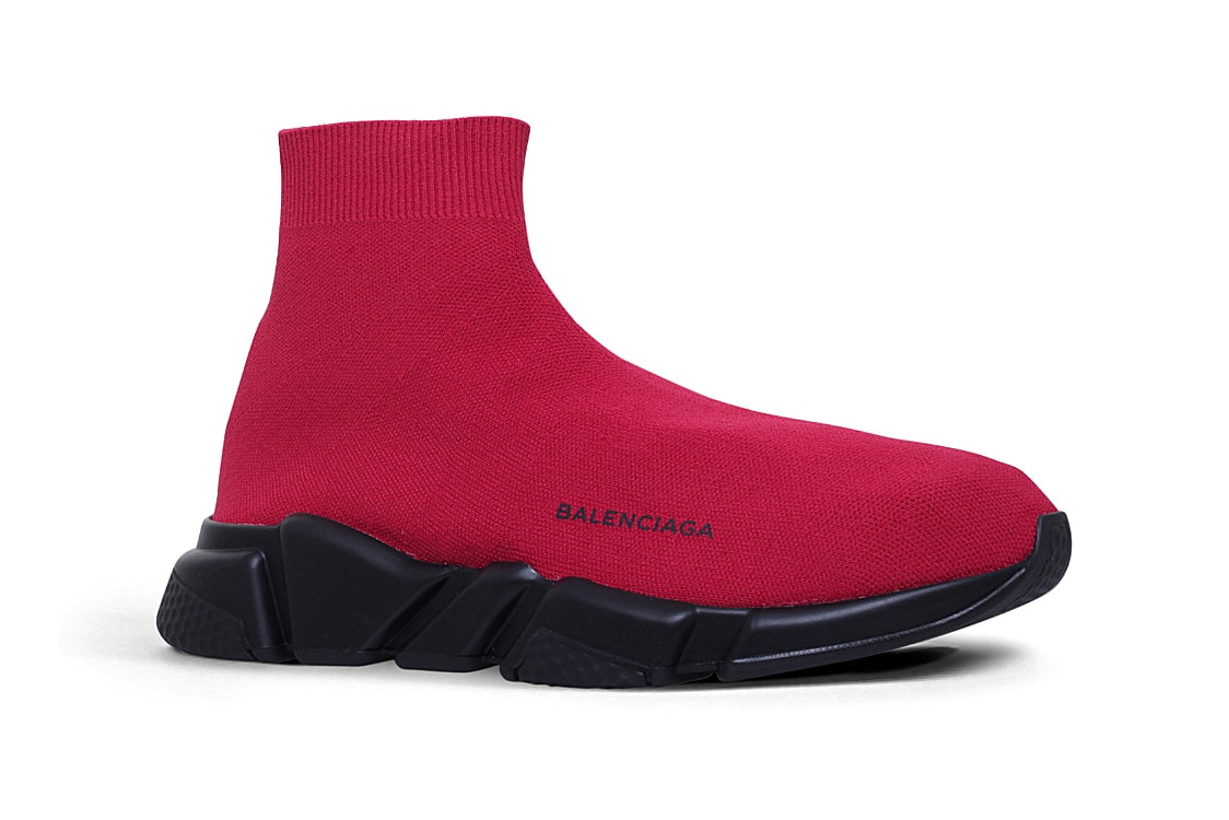 Balenciaga Speed Trainer Red Sock Sneaker