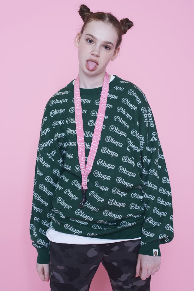 BAPE Fall/Winter 2018 Streetwear Lookbook Sneakers BAPE STA Hoodie Print A Bathing Ape