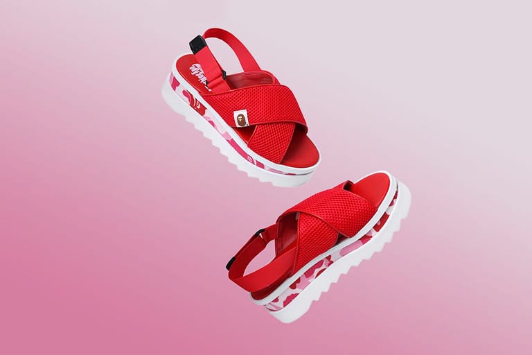 BAPE's Spring/Summer 2018 Collection Includes ABC Flatform Sandals