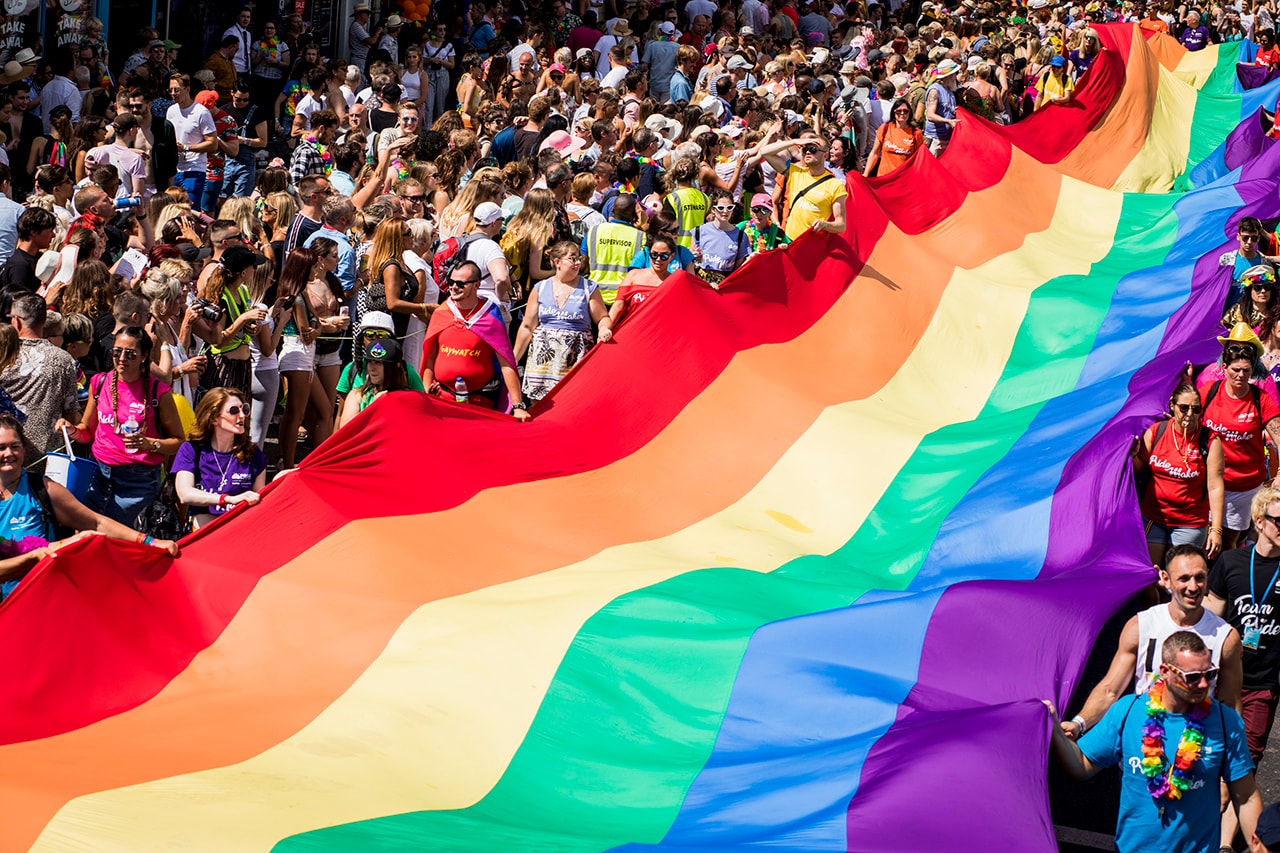 Rainbow Flag LGBT LGBTQ Brighton Pride 2018 Parade Month June