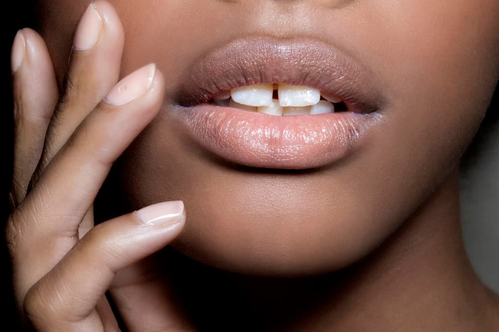 Woman Girl With Plump Lips