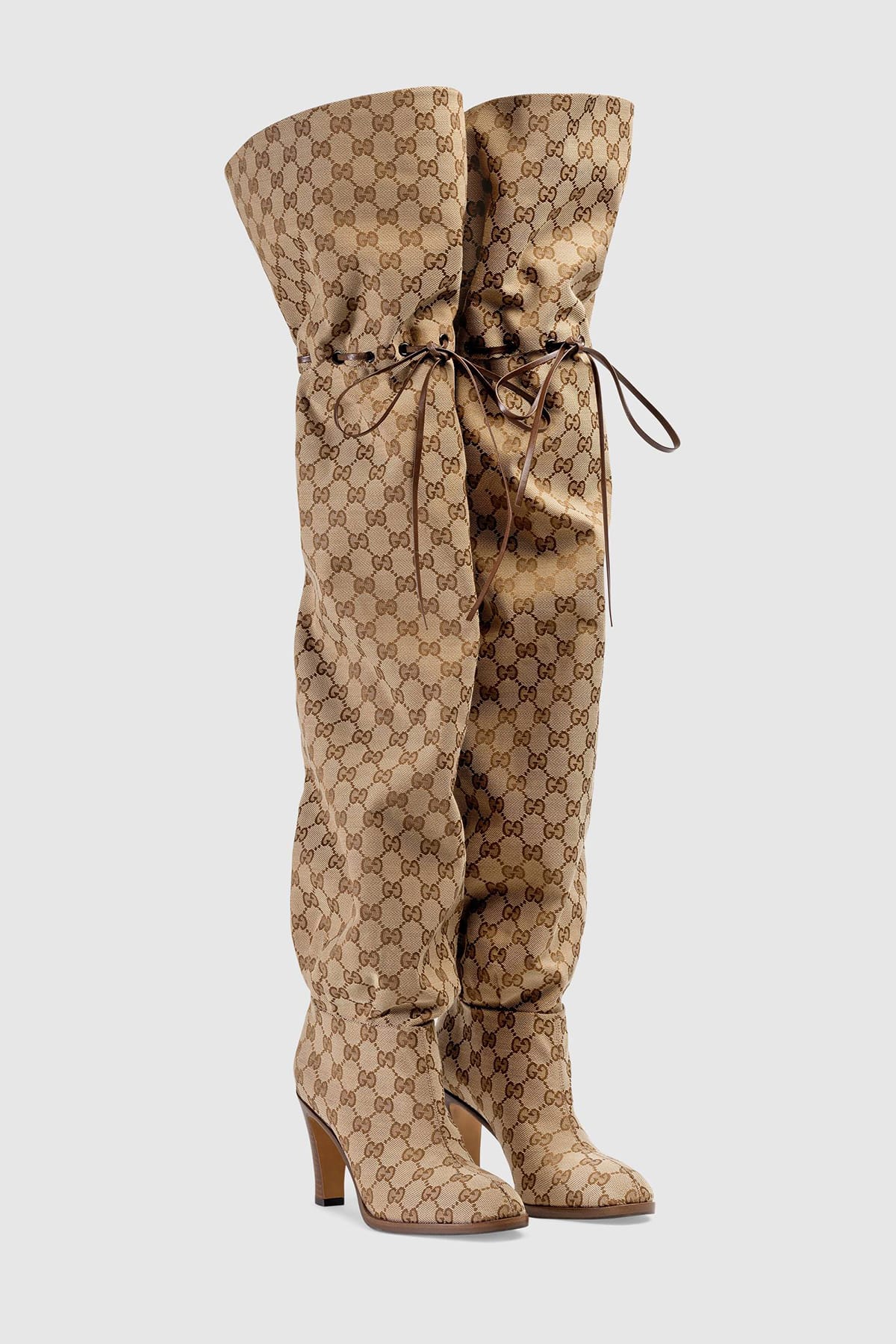 gucci thigh high boots outfit