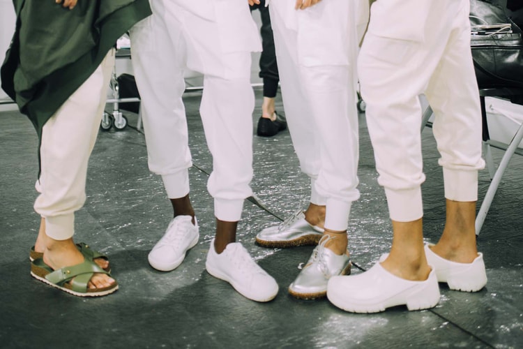 Head Backstage at Birkenstock's Spring/Summer 2019 Presentation in Florence
