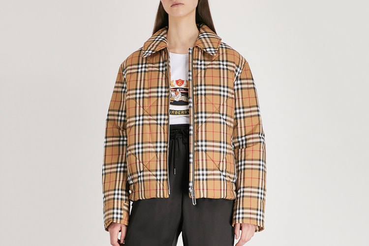 Burberry's Quilted Vintage Check Jacket Is the Only Outerwear You'll Need This Season