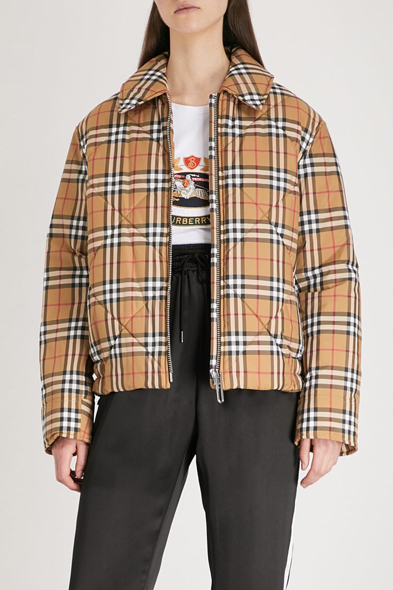 vintage check jacket