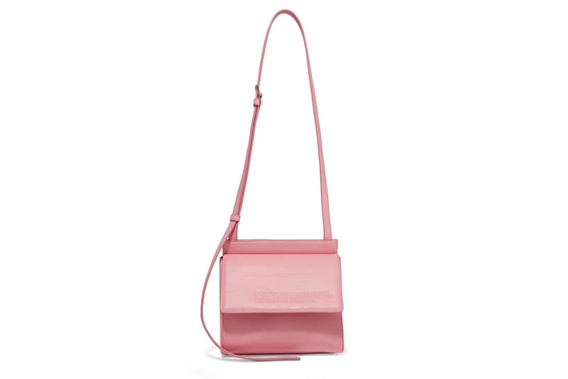 CALVIN KLEIN 205W39NYC Pink Panther Leather Shoulder Bag Raf Simons