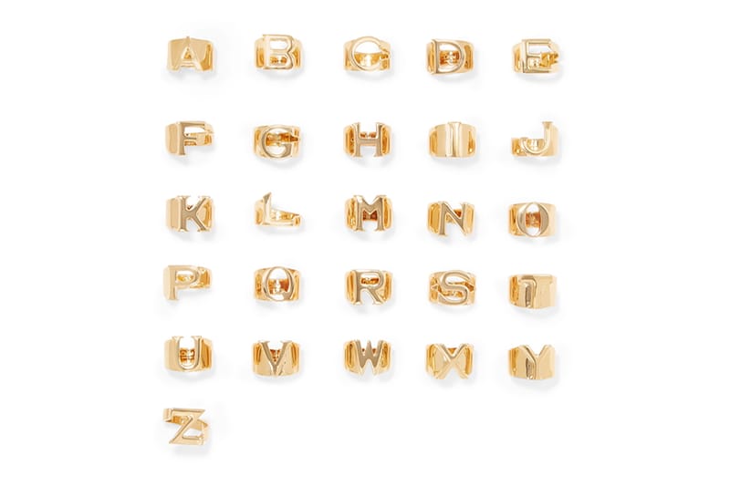 R Letter Name Alphabet Fingure Ring Gold Plated