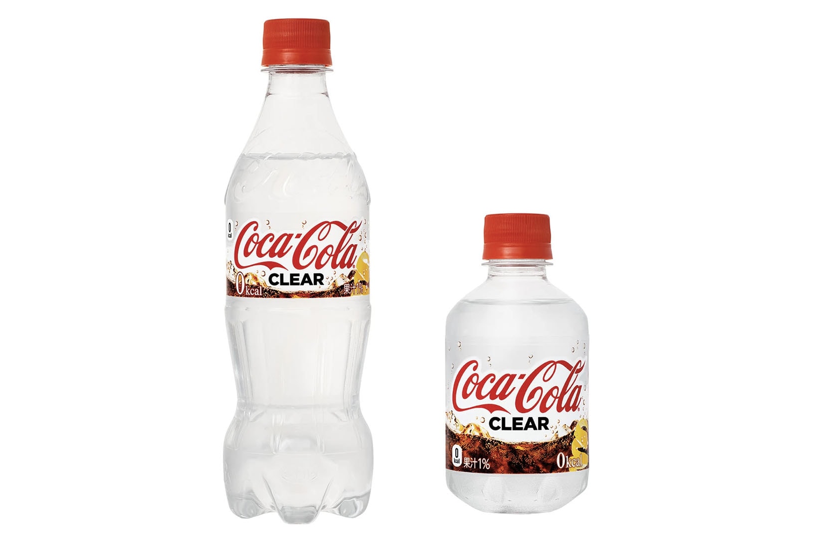 Clear Coca-Cola Transparent Coke Lemon Drink Zero Calorie Japan