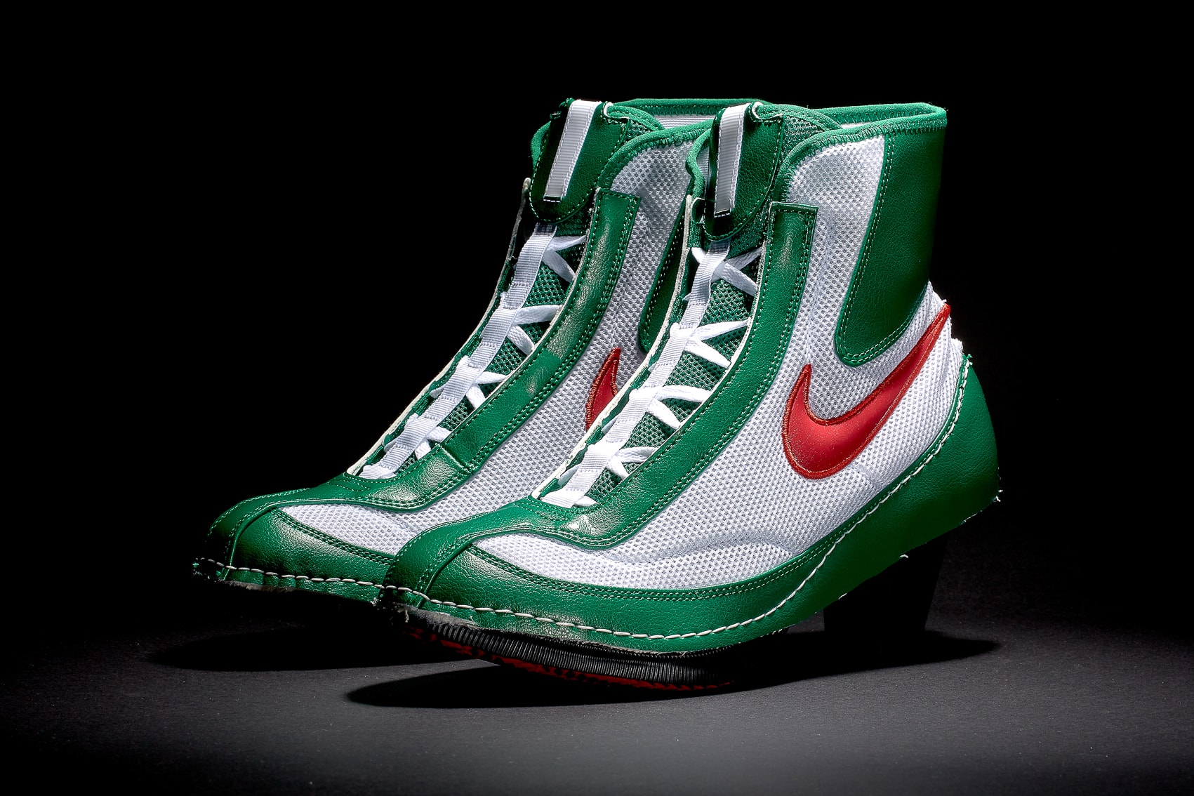 COMME des GARCONS x Nike Machomai Sneaker Boots Heel Green