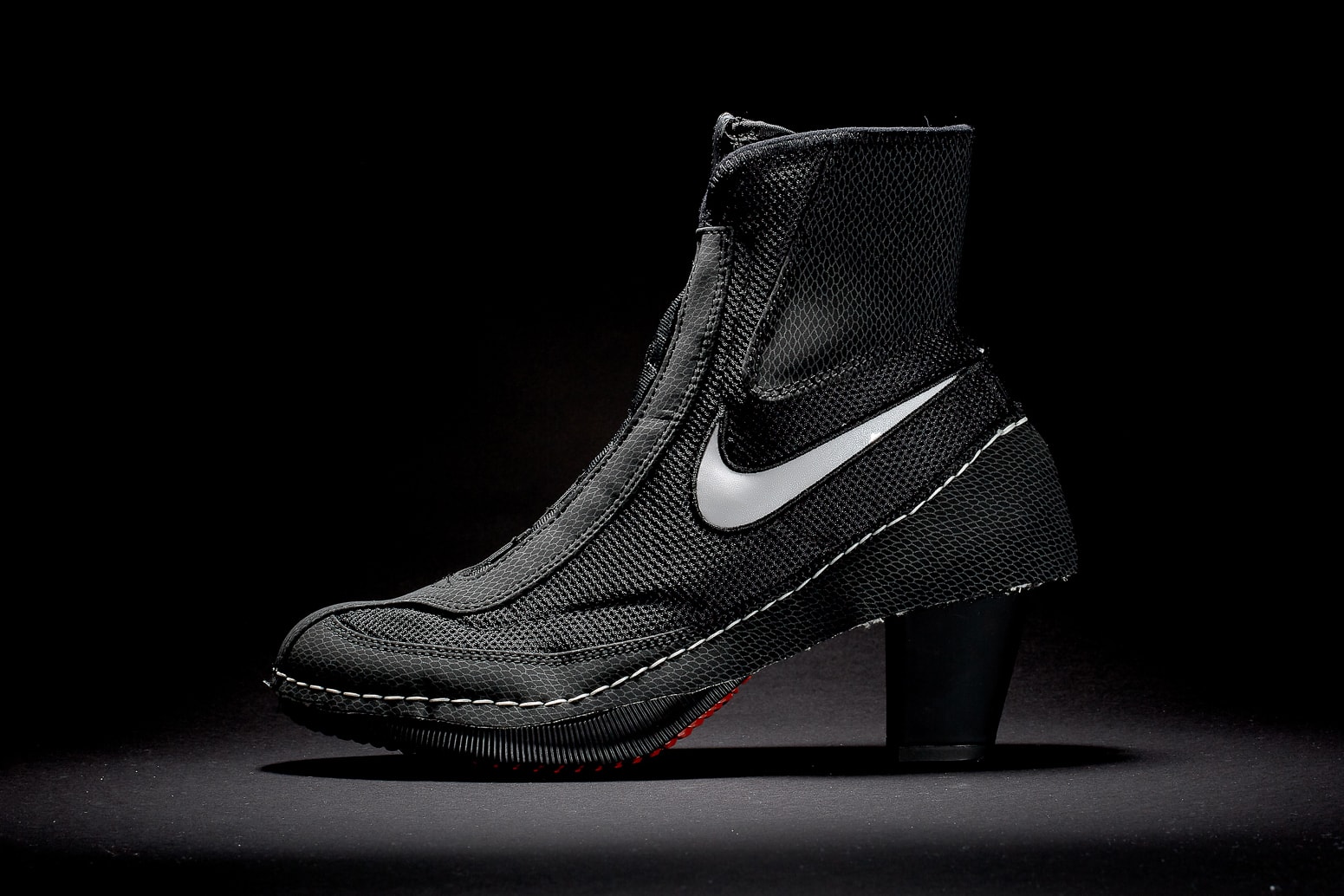 COMME des GARCONS x Nike Machomai Sneaker Boots Heel Black