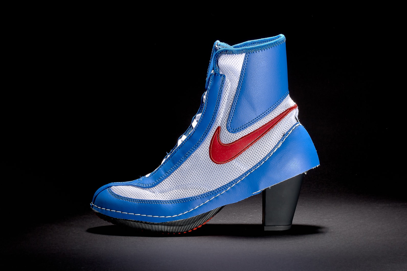 COMME des GARCONS x Nike Machomai Sneaker Boots Heel Blue
