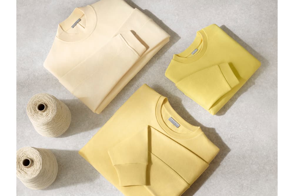 COS Repurposed Cotton Project Sweatshirts Yellow