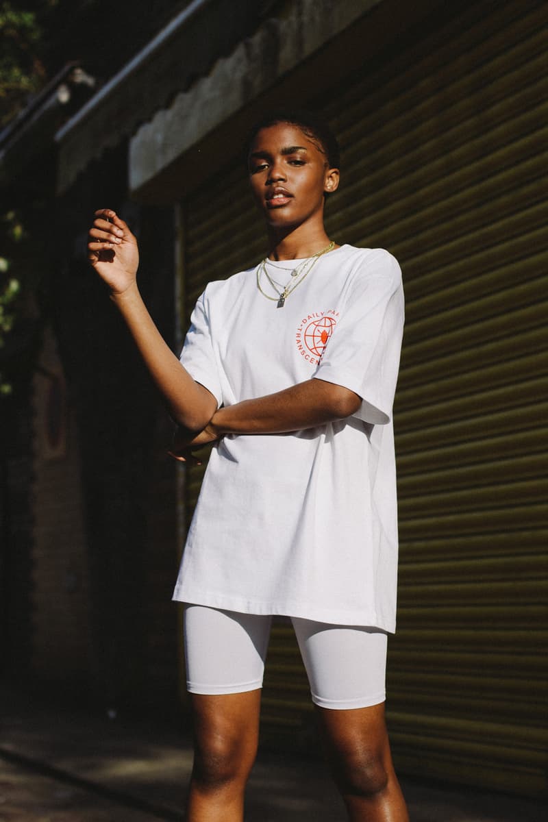 Daily Paper Spring/Summer 2018 Transcends Borders Collection Editorial Logo T-shirt White