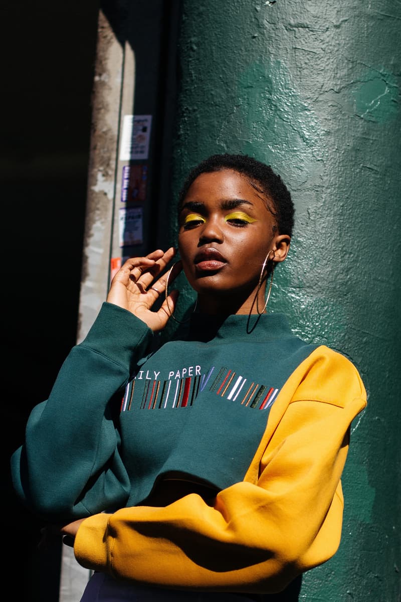 Daily Paper Spring/Summer 2018 Transcends Borders Collection Editorial Cleo Cropped Sweater Dark Green