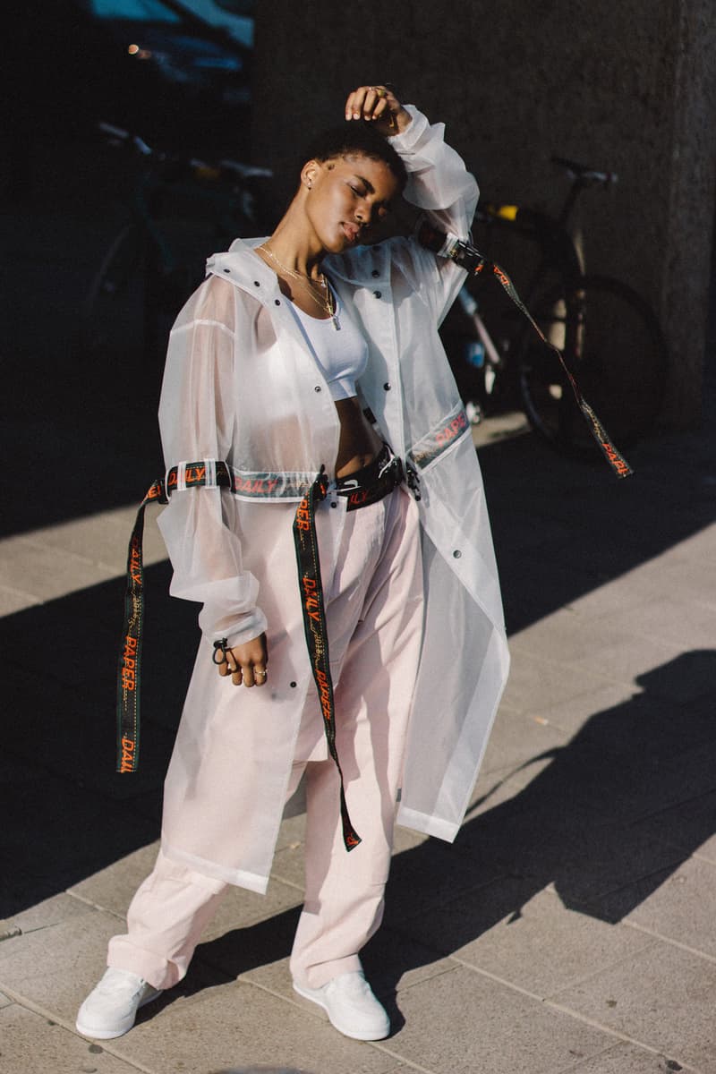 Daily Paper Spring/Summer 2018 Transcends Borders Collection Editorial Transparent Chaba Jacket