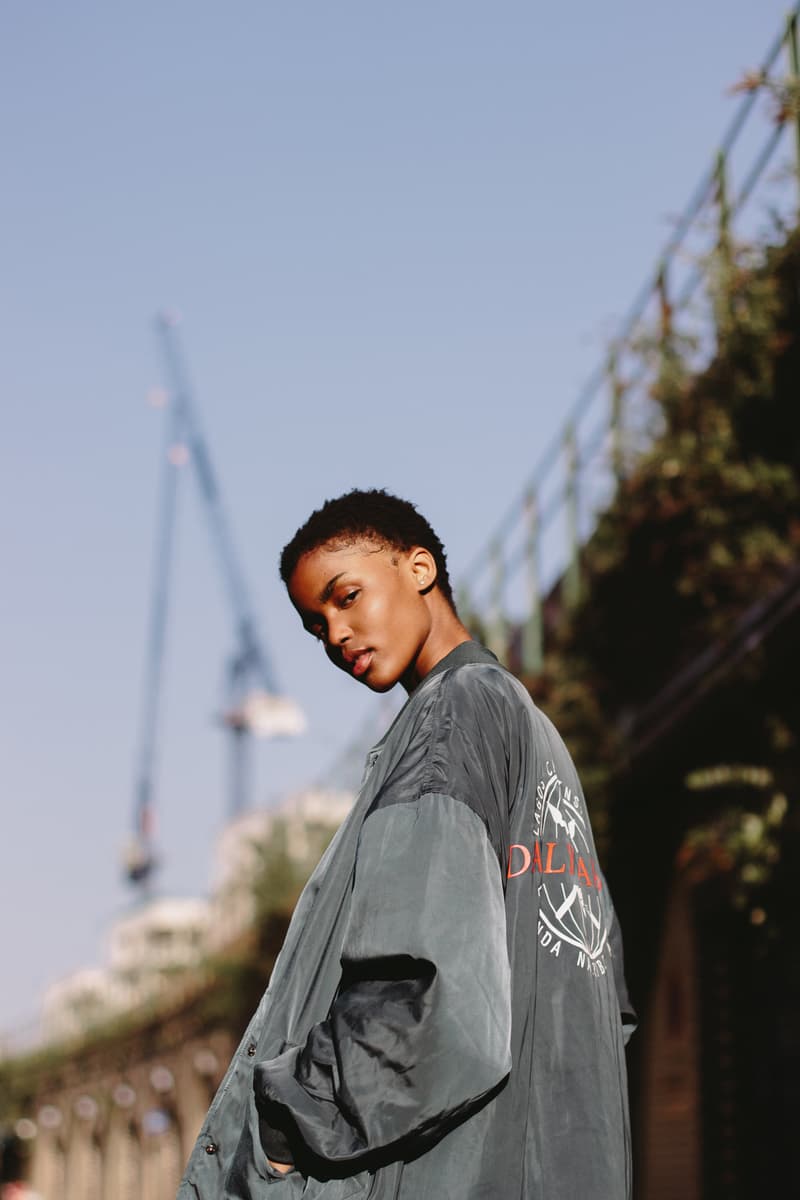 Daily Paper Spring/Summer 2018 Transcends Borders Collection Editorial Comb Jacket Dark Green