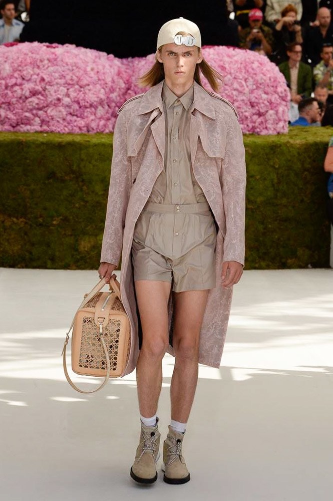 Dior Homme Spring Summer 2019 Runway Show Paris Fashion Week Men's Kim Jones Yoon Ahn Kaws Cap Bag