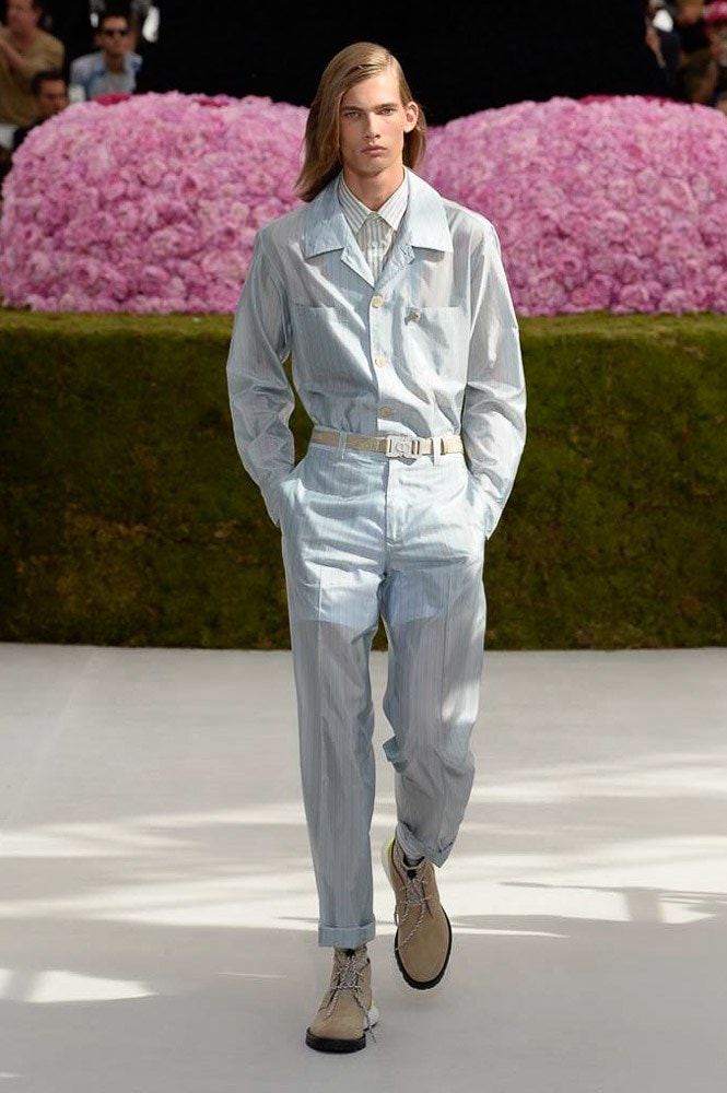 Dior Homme Spring Summer 2019 Runway Show Paris Fashion Week Men's Kim Jones Yoon Ahn Kaws Coveralls Matthew Williams Alyx