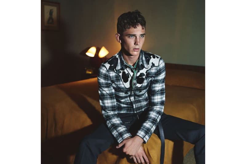 DSquared 2 Fall/Winter 2018 Campaign Plaid Shirt Blue White