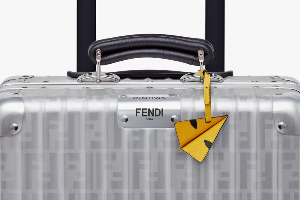RIMOWA x Fendi Collaboration Aluminum Suitcase Yellow
