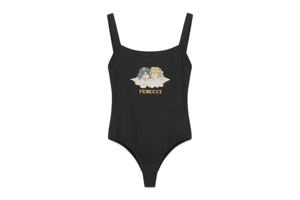 Fiorucci Retro Angel Bodysuit Pink Pastel Blue Black