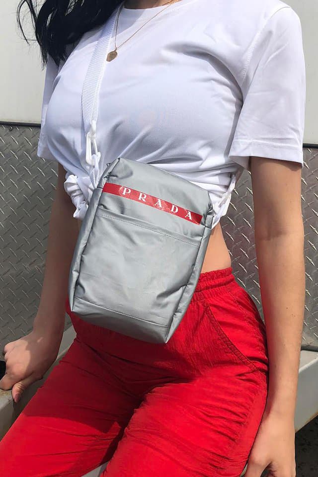 Frankie Collective Vintage Prada Fanny Pack Belt Bag Supreme Bike Shorts