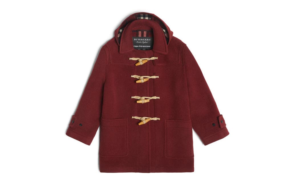 Gosha Rubchinskiy Burberry Fall Winter 2018 Collection Coats Shirts Hat Scarf Shoes